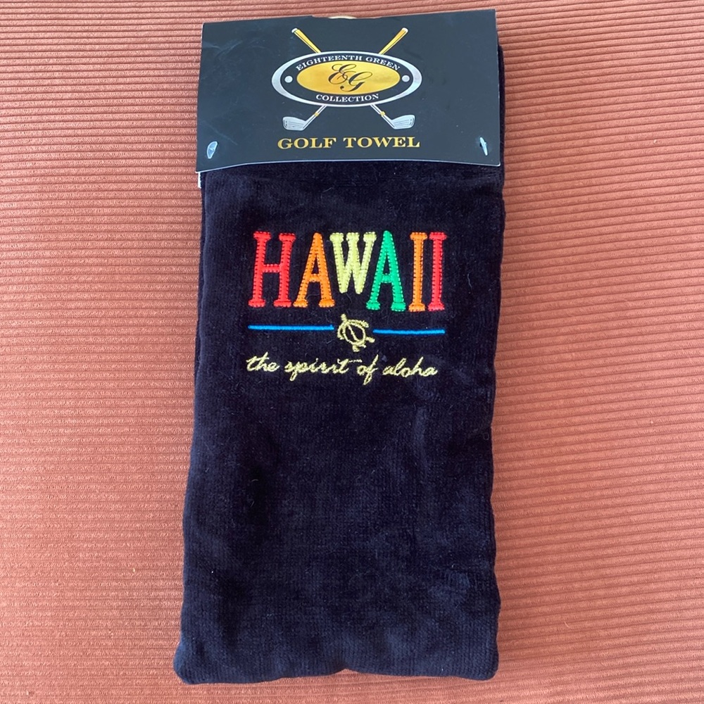 Hawaii golf towel